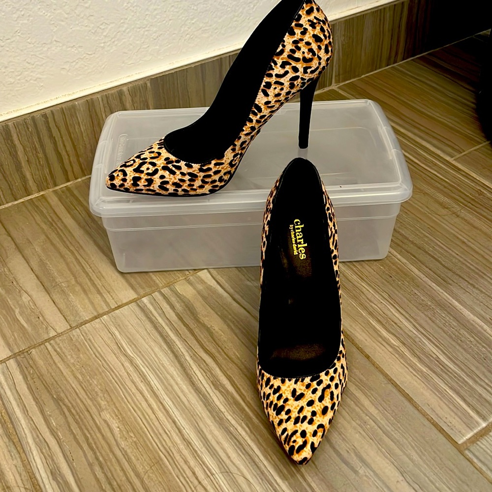 Charles by Charles David leopard print heels